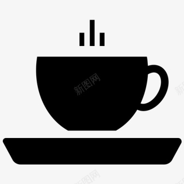 热茶一杯茶热饮料图标