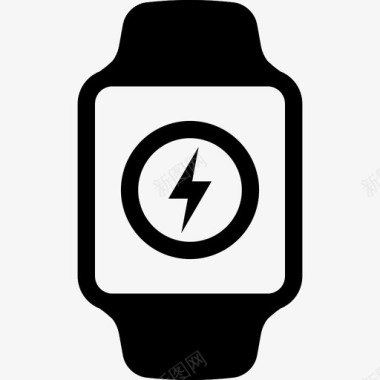 电源充电器充电器苹果手表图标