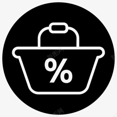 购物篮报价礼物图标