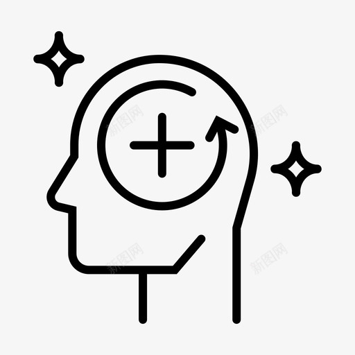 积极思考态度灵感svg_新图网 https://ixintu.com 积极 思考 生活 态度 灵感 心态 乐观 技能 掌握 你自己 自己的