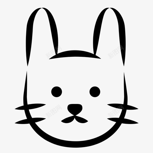 白兔动物拉宾svg_新图网 https://ixintu.com 白兔 宠物 动物 拉宾 兽医
