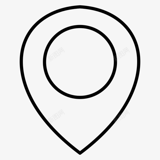 位置标记地图针摘要svg_新图网 https://ixintu.com 位置 标记 地图 摘要