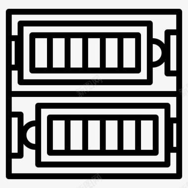 电池生态能源图标