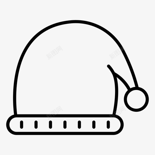 冬天的帽子帽子绒球帽svg_新图网 https://ixintu.com 帽子 冬天 绒球 滑雪