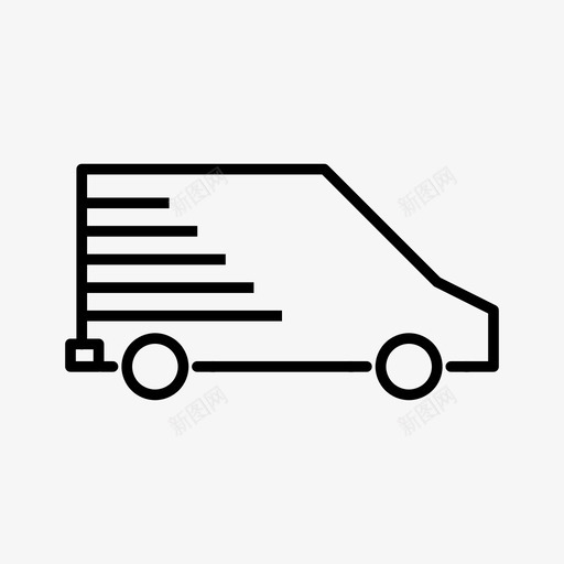 送货车送货人物流svg_新图网 https://ixintu.com 送货 货车 送货人 物流运输 汽车