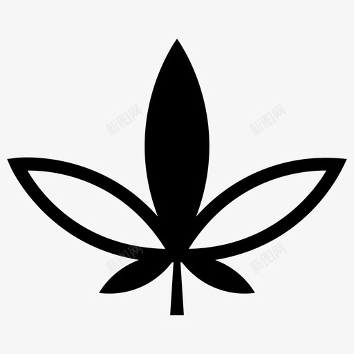 大麻叶大麻大麻和大麻叶字形图标svg_新图网 https://ixintu.com 大麻 叶大麻 叶字形 字形 图标