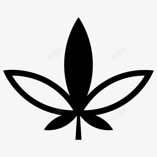 大麻叶大麻大麻和大麻叶字形图标svg_新图网 https://ixintu.com 大麻 叶大麻 叶字形 字形 图标