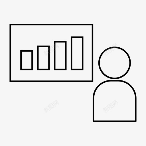 演示文稿图表演示图形svg_新图网 https://ixintu.com 演示 文稿 图表 图形 领导 教学 公司 业务 图标