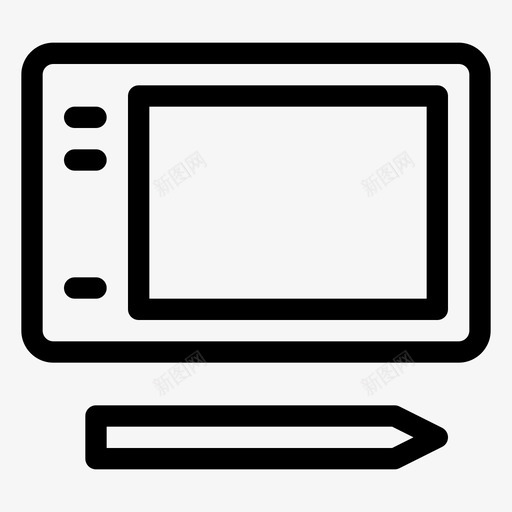 绘图板数码板笔式绘图板svg_新图网 https://ixintu.com 绘图板 数码 笔式