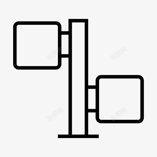 标牌广告牌显示屏svg_新图网 https://ixintu.com 标牌 广告牌 显示屏 路标