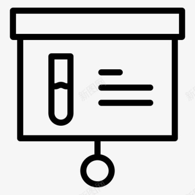 化学董事会实验室图标