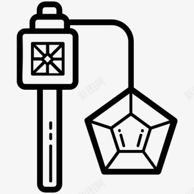 钥匙圈钥匙链钥匙架图标