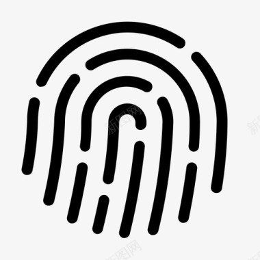 指纹身份证扫描图标