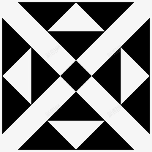 阿兹特克图案古代符号部落图案svg_新图网 https://ixintu.com 部落 图案 阿兹 特克 符号 古代 纹身 线条 图标