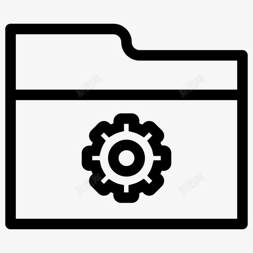 文件夹管理cogs文档svg_新图网 https://ixintu.com 文件夹 管理 管理文件 文档 文件