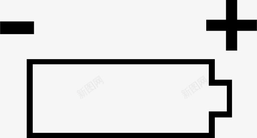 电池直流电电源图标