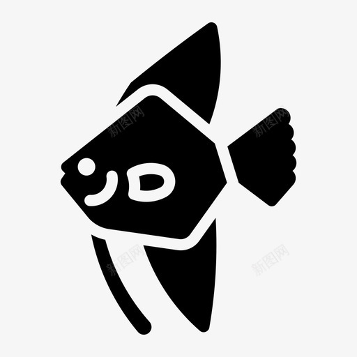 天使鱼金鱼鲈形svg_新图网 https://ixintu.com 天使 金鱼 鲈形 鲳鱼 鱼科 鱼类 种类