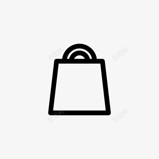 购物袋几何形旅行svg_新图网 https://ixintu.com 购物袋 几何形 旅行