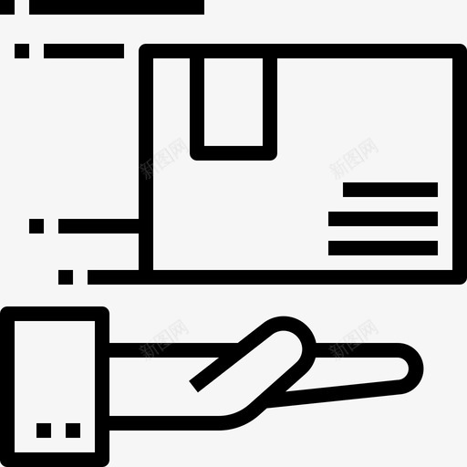 送货上门打包svg_新图网 https://ixintu.com 送货上门 打包
