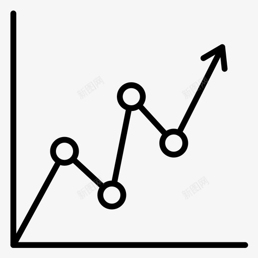 图表商业上升曲线svg_新图网 https://ixintu.com 图表 商业 上升 曲线