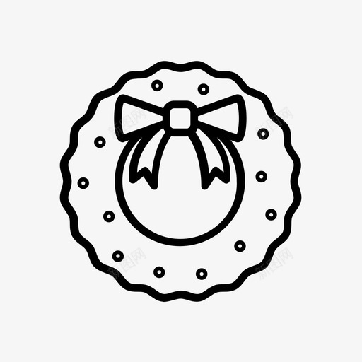 圣诞装饰浆果叶子svg_新图网 https://ixintu.com 圣诞 装饰 浆果 叶子 丝带 图标