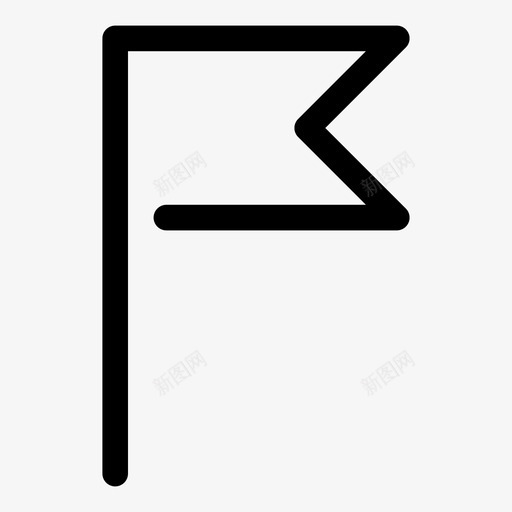 标志标记里程碑svg_新图网 https://ixintu.com 标志 标记 里程碑 引脚 单线 基本