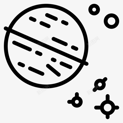 海王星行星太阳svg_新图网 https://ixintu.com 太空 海王星 行星 太阳 系统 宇宙 轮廓
