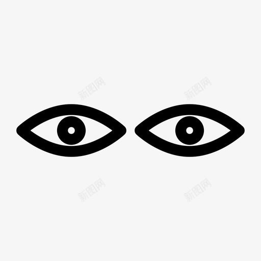 眼睛看找svg_新图网 https://ixintu.com 浏览 眼睛 看找 间谍 网页设计 用户界面