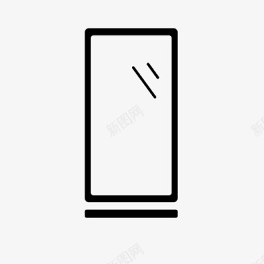 售货亭镜子监视器图标