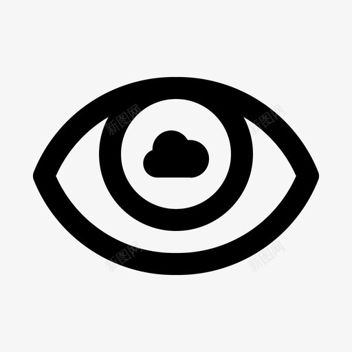 云眼隐藏服务器svg_新图网 https://ixintu.com 眼云眼 隐藏 服务器 视图 眼睛