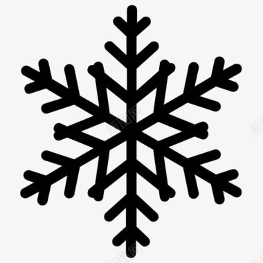 雪花装饰雪花雪花设计图标