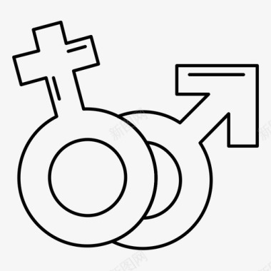 性别符号女性火星图标