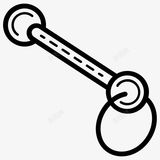 钥匙圈钥匙链钥匙座svg_新图网 https://ixintu.com 钥匙 钥匙圈 珠宝 线图 图标