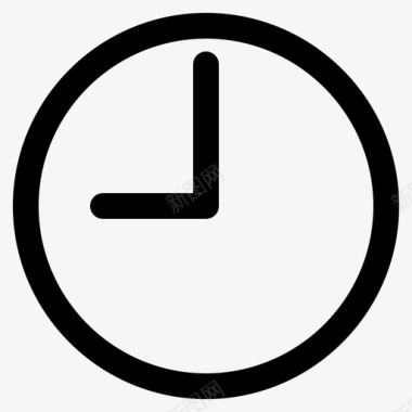 计时器时钟电子商务图标