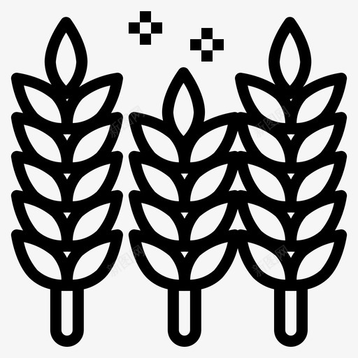 小麦粮食谷物svg_新图网 https://ixintu.com 粮食 小麦 谷物 农民