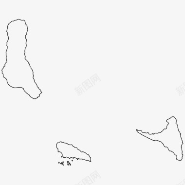 科摩罗边界国家图标