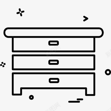 家具桌子木头图标