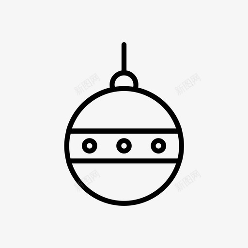 水晶球圣诞装饰节日svg_新图网 https://ixintu.com 圣诞 水晶球 装饰 节日 图标