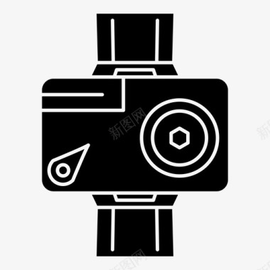 动作摄像机数码照片图标
