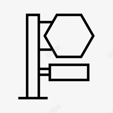 标牌广告牌显示屏图标