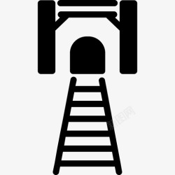 矿井轨道采矿采矿图标图标