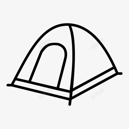 帐篷编织物露营车svg_新图网 https://ixintu.com 露营 帐篷 编织物 自然 庇护所