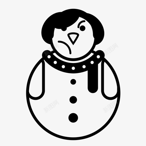 雪地母亲圣诞节新年svg_新图网 https://ixintu.com 圣诞节 雪地 母亲 新年 雪女 冬天 雪人