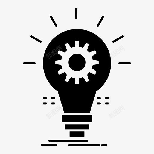 灯泡理念发展创新svg_新图网 https://ixintu.com 灯泡 理念 发展 创新 照明 商业 管理 元素