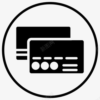 信用卡电子商务在线图标