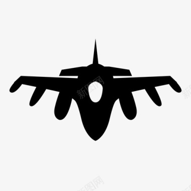 飞机轰炸机战斗机图标