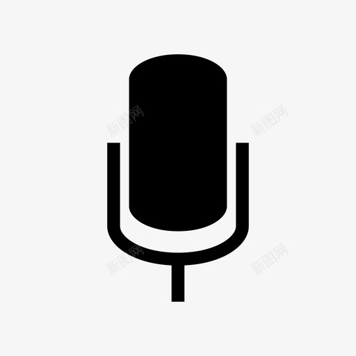 麦克风响亮语音svg_新图网 https://ixintu.com 响亮 语音 麦克风 网页设计 用户界面 字形 图标