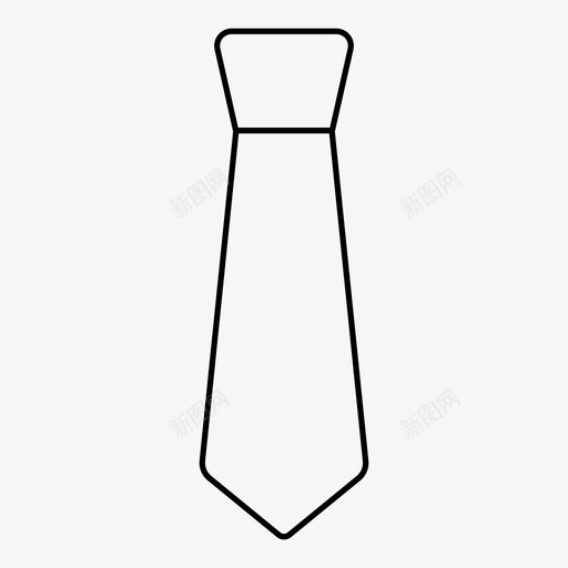 领带服装商务svg_新图网 https://ixintu.com 领带 服装 服装商 商务 西装