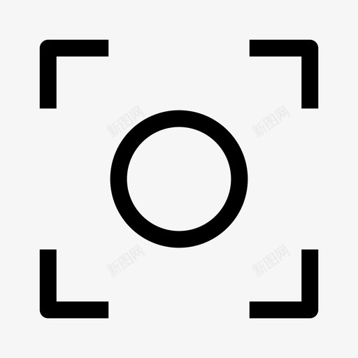 焦距照相机快门svg_新图网 https://ixintu.com 用户界面 焦距 照相机 快门 基本