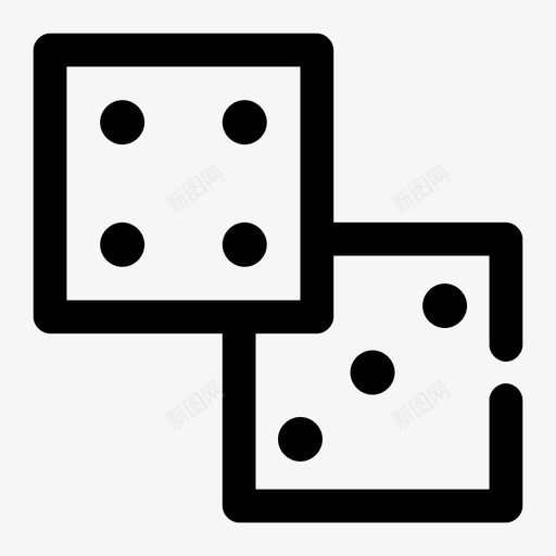 骰子方块骰子游戏svg_新图网 https://ixintu.com 骰子 方块 游戏 掷骰子 混合 合格 粗体